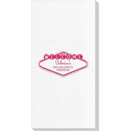 Welcome Marquee Deville Guest Towels